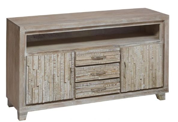 Jaipur Furniture Tremont White Wash Media Sideboard-0