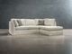 Overnight Sofa Max 2-Piece Cream L-Shaped Full Sofa Sleeper Sectional-2
