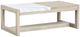 Magnussen Home® Preston Gallery Buff Rectangular Cocktail Table-0
