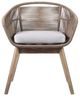 Armen Living Tutti Frutti Truffle Indoor Outdoor Dining Chair-1