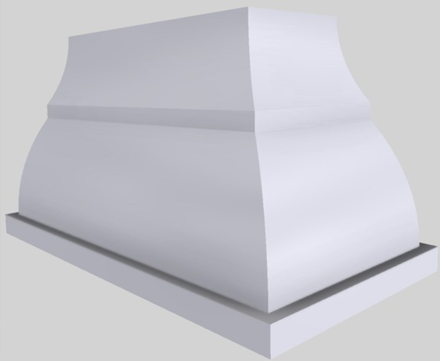 Vent-A-Hood® Designer Series 54" White Island Range Hood-3