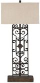 Crestview Collection Renaissance Black Table Lamp-0
