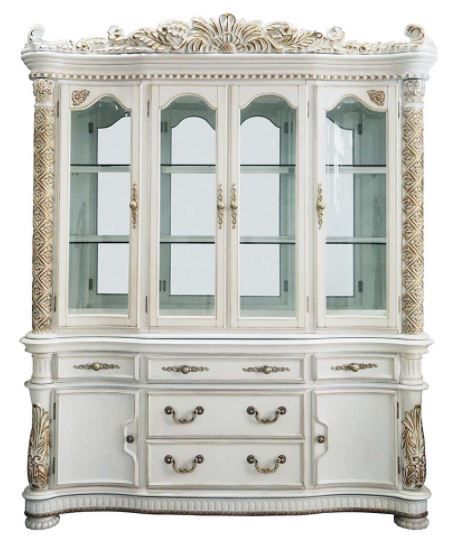 ACME Furniture Vendom Antique Pearl Buffet and Hutch-3