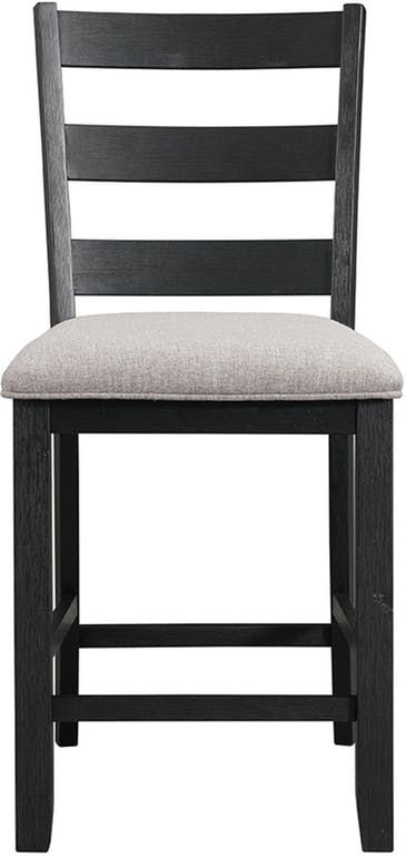Elements International Martin 5-Piece Black/Gray Counter Dining Set-2