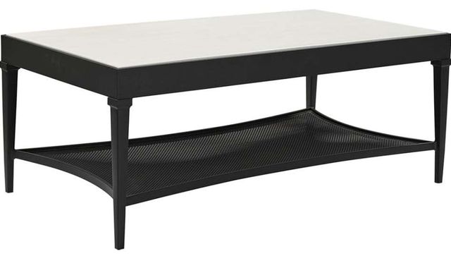 Lane Venture® Winterthur Estate Off-White Rectangular Cocktail Table-0