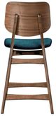 New Classic® Home Furnishings Oscar Teal/Walnut Counter Stool-4