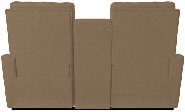 La-Z-Boy® Baron Toast Power Wall Reclining Loveseat with Console and Headrest-4