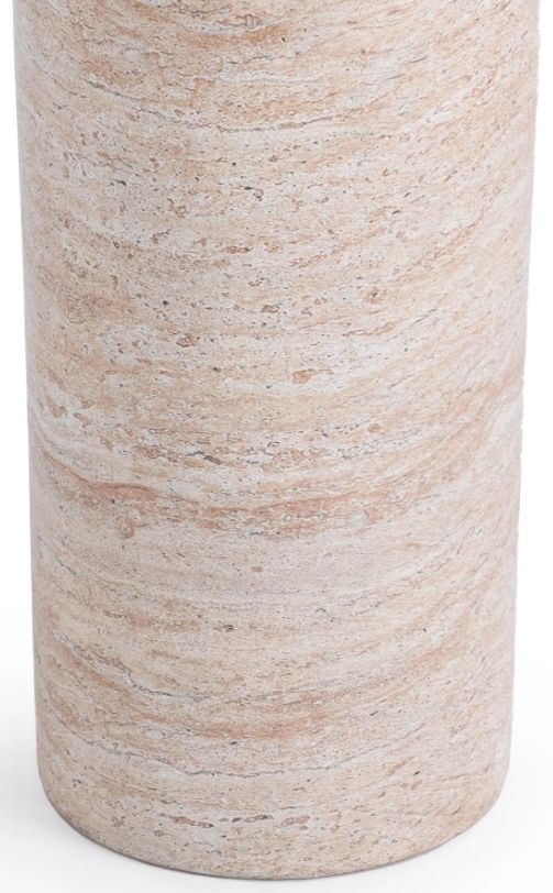Classic Home Sana Beige Concrete Outdoor End Table-3