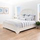 Powell® Naples Antique White Queen Panel Bed-1