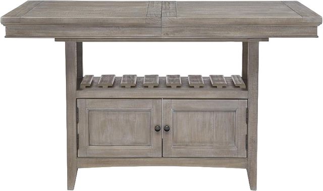 Magnussen Home® Paxton Place Dovetail Gray 60" Counter Height Table-4