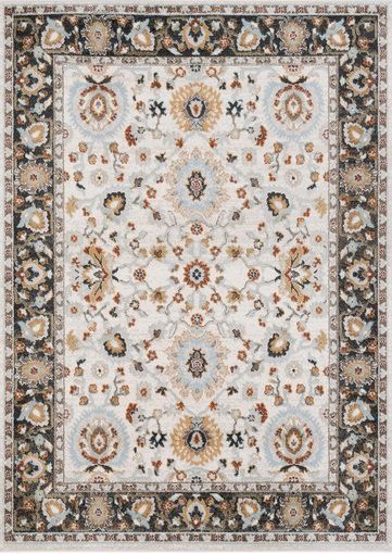 Surya Oushak Beige/Black 5'x7' Area Rug-0