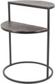 A & B Home 2-Tire Wenge Twin Table-0