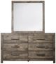 New Classic® Home Furnishings Misty Lodge Rustic Brown Dresser and Mirror Set-2