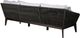 Armen Living Athos Charcoal/Dark Brown/Light Gray Fabric/Rope/Wood Outdoor Sofa-3