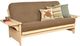 Kodiak Furniture Phoenix Linen Stone/Antique White Full Futon with Mattress-0