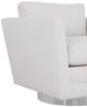 Fairfield® Customizable Libby Langdon Daniels Swivel Chair with Nickel Metal Base-4
