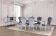 Furniture of America® Melodi Parc 2-Piece Light Gray/Silver Side Chair Set-1