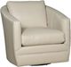 Craftmaster® Customizable CM Leather Barrel Back Swivel Chair-0
