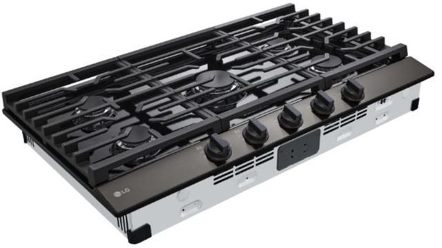 LG 36" Black Stainless Steel Gas Cooktop-2
