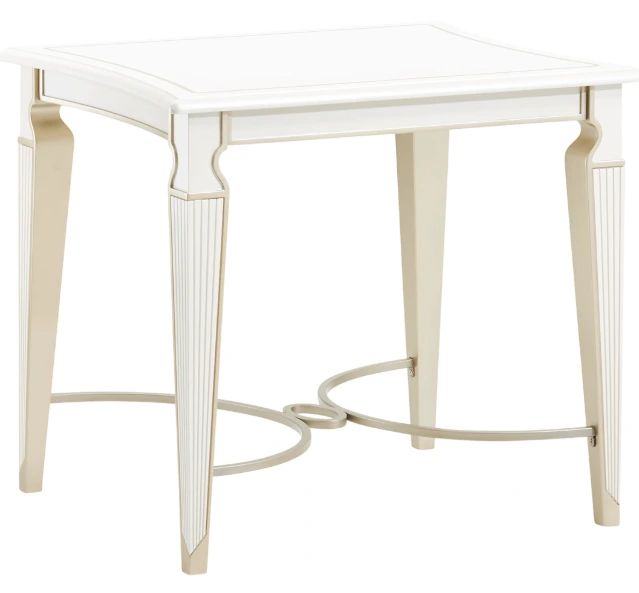 Michael Amini® La Marisia Creamy Pearl End Table-0