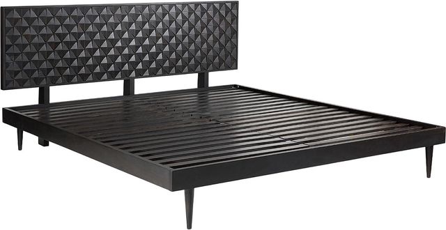 Moe's Home Collection Pablo Black King Panel Bed-0