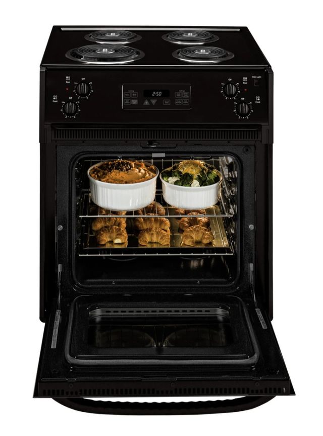 GE 27" Black Drop In Electric Range-3