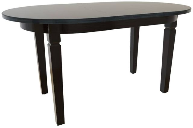 Mavin Customizable Oval Extendable Dining Table with 12" Leaf-0