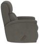 Flexsteel® Luna Coal Swivel Gliding Recliner-2