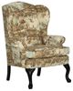 Best® Home Furnishings Field & Stream Home Sylvia ABX1 Wing Back Chair with Antique Black Legs-0