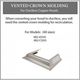 ZLINE Satin Stainless Steel Crown Molding-2