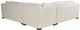 Universal Explore Home™ Anna 4-Piece Henequen Ivory L-Shape Sectional-2