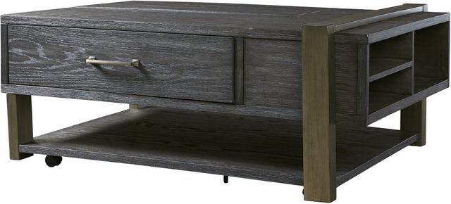 Signature Design by Ashley® Forleeza Dark Gray Lift-Top Coffee Table-1
