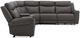 Parker House® Momentum 6-Piece Dark Granite Power Reclining Zero-Gravity Modular Sectional with Power Headrest and Lumbar-2