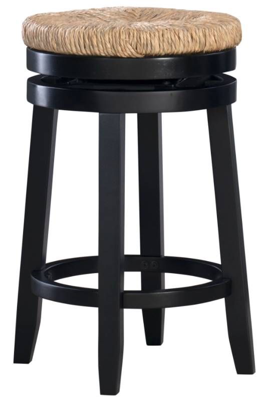 Powell® Maya Black/Natural Counter Stool-0