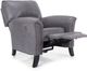 Decor-Rest® Furniture LTD 3450 Gray Power Recliner-3