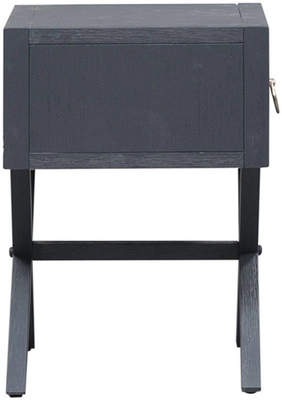 Liberty Furniture East End Wirebrushed Denim Accent Table-3
