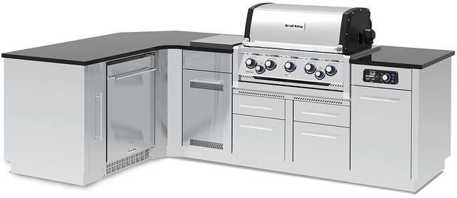 Broil King® Imperial™ QS 590iJ Stainless Steel Liquid Propane Outdoor Kitchen Kit-1