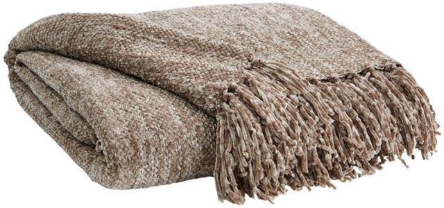 Signature Design by Ashley® Tamish 3-Piece Taupe Throw Blanket-1