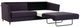 Luonto® Furniture Erika Purple King Size Sofa Sleeper-1