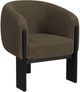 Elements International Modern Brushed Espresso/Joy Cocoa Chair-0