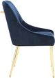 Coaster® Mayette 2-Piece Dark Ink Blue Side Chairs-2