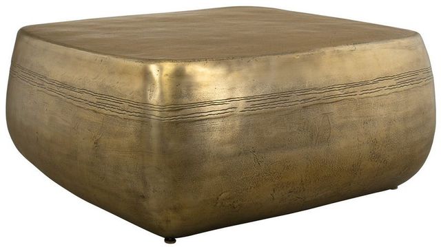 Uttermost® Saguaro Aged Brass Aluminum Indoor-Outdoor Coffee Table-0