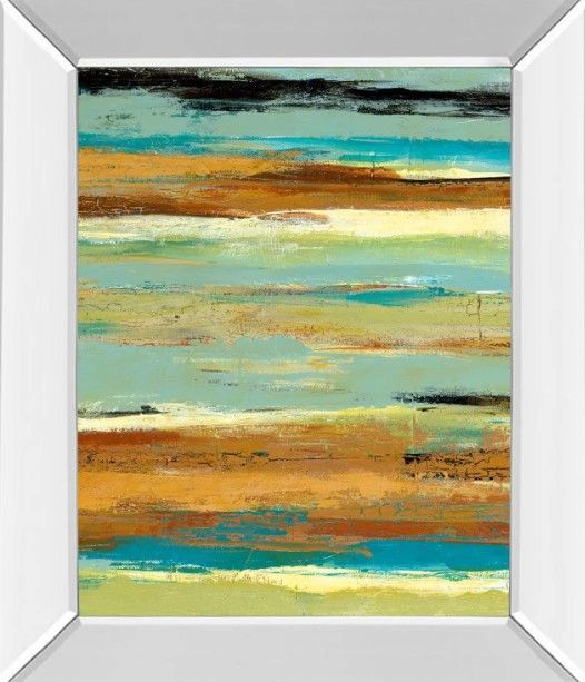 Classy Art Terra Firma I by Maria Donovan Mirror Framed Wall Art-0
