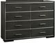 Furniture of America® Camryn 5-Piece Warm Gray Queen Panel Bedroom Set-4