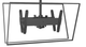 Chief® Professional AV Solutions Black FUSION™ Large Back To Back Stacked Ceiling Mount-1