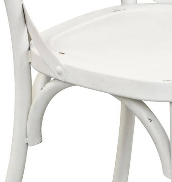 Liberty Furniture Vintage Antique White X Back Counter Chair-3