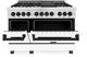 ZLINE Autograph Edition 48" Satin Stainless Steel Pro Style Dual Fuel Range with White Matte Door-4
