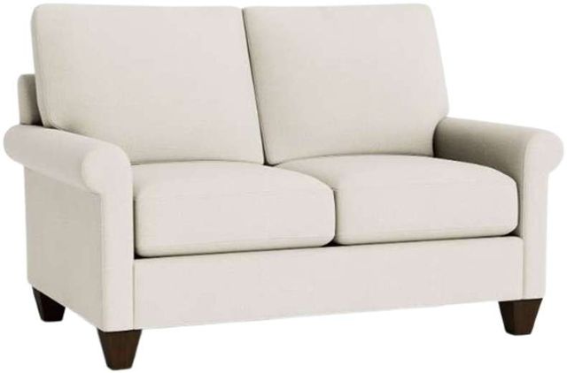 Bassett® Furniture Customizable True Custom® Roll Arm Loveseat-0