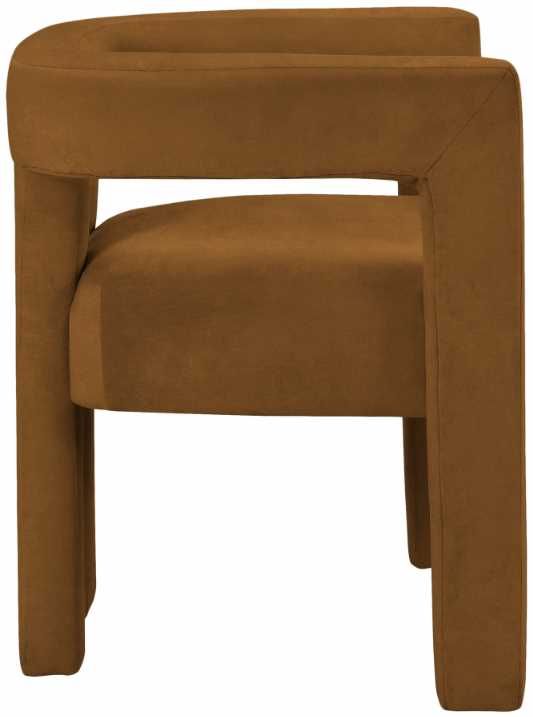 Meridian Furniture Athena Saddle Dining Chair-3