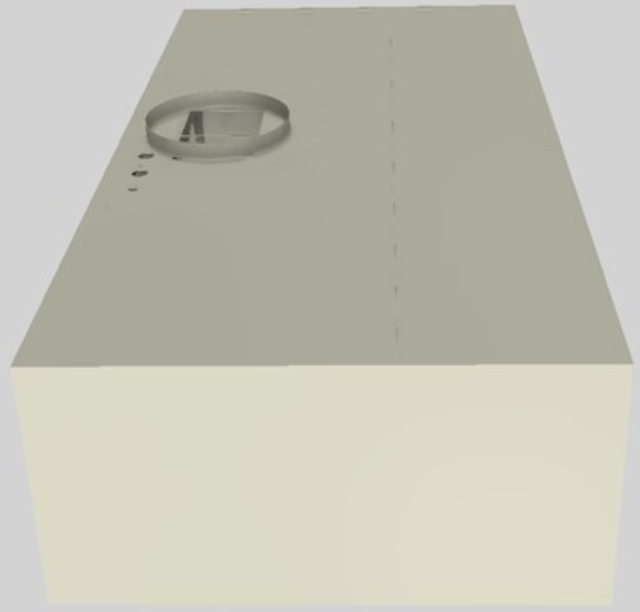 Vent-A-Hood® 48" Biscuit Wall Mounted Range Hood-1